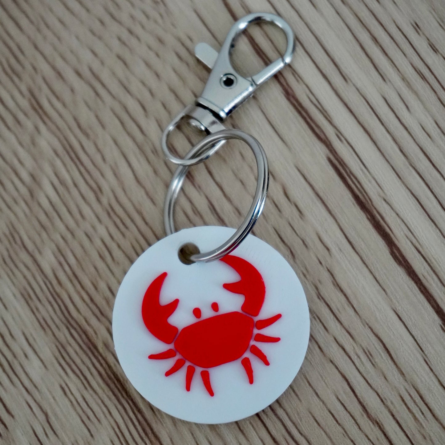 Zodiac Bag Charm with NFC – Personalized Astrology Keychain
