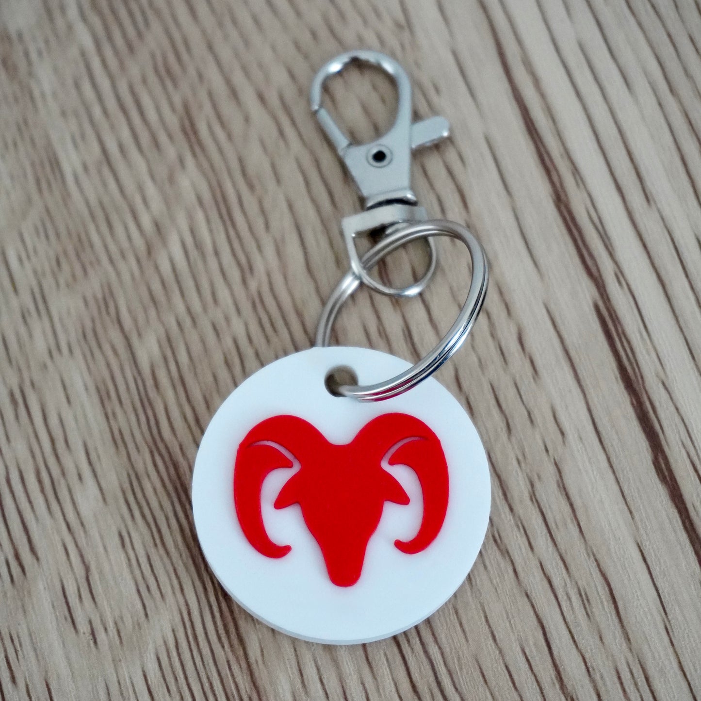 Zodiac Bag Charm with NFC – Personalized Astrology Keychain