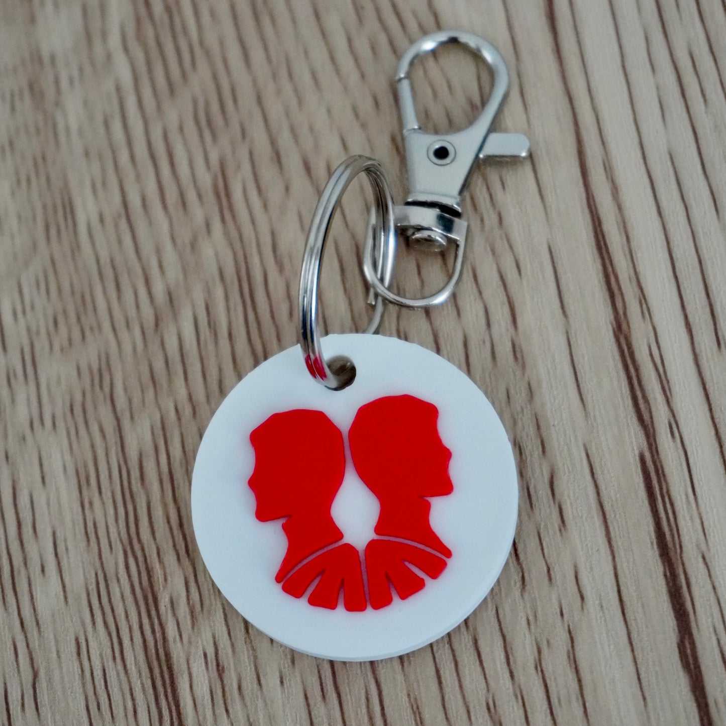 Zodiac Bag Charm with NFC – Personalized Astrology Keychain