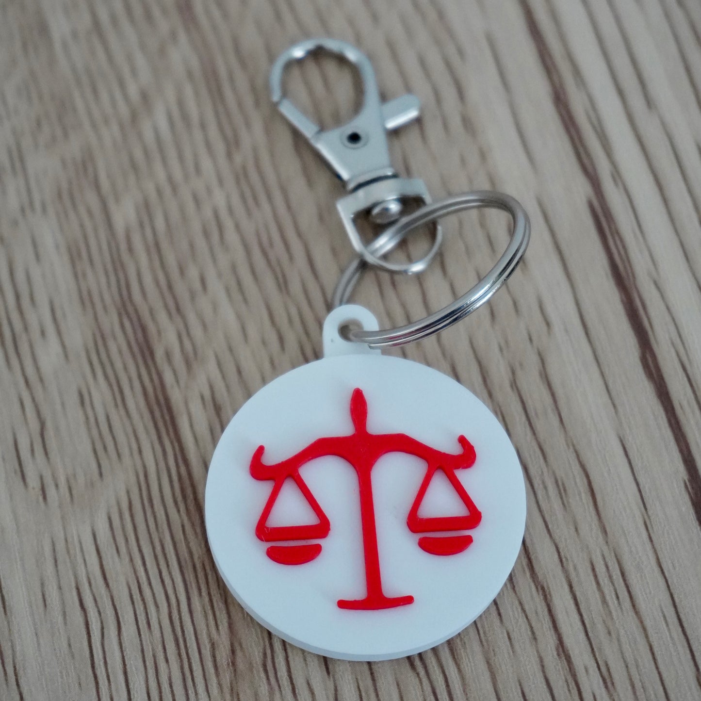 Zodiac Bag Charm with NFC – Personalized Astrology Keychain