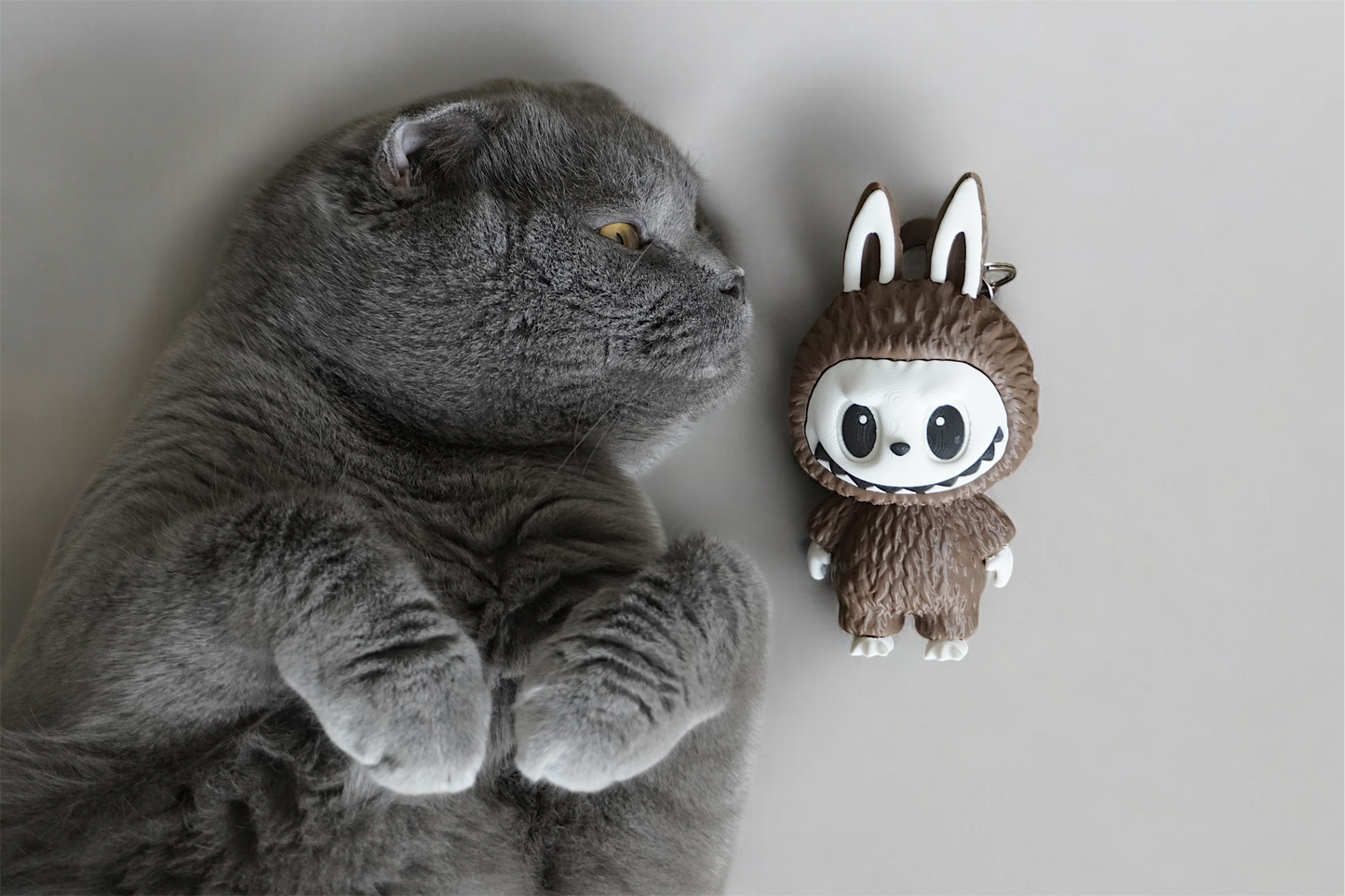 3D Printed Labubu Figure β Customizable PLA Toy | Bag charm or Figurine | Kawaii Fantasy Art Toy