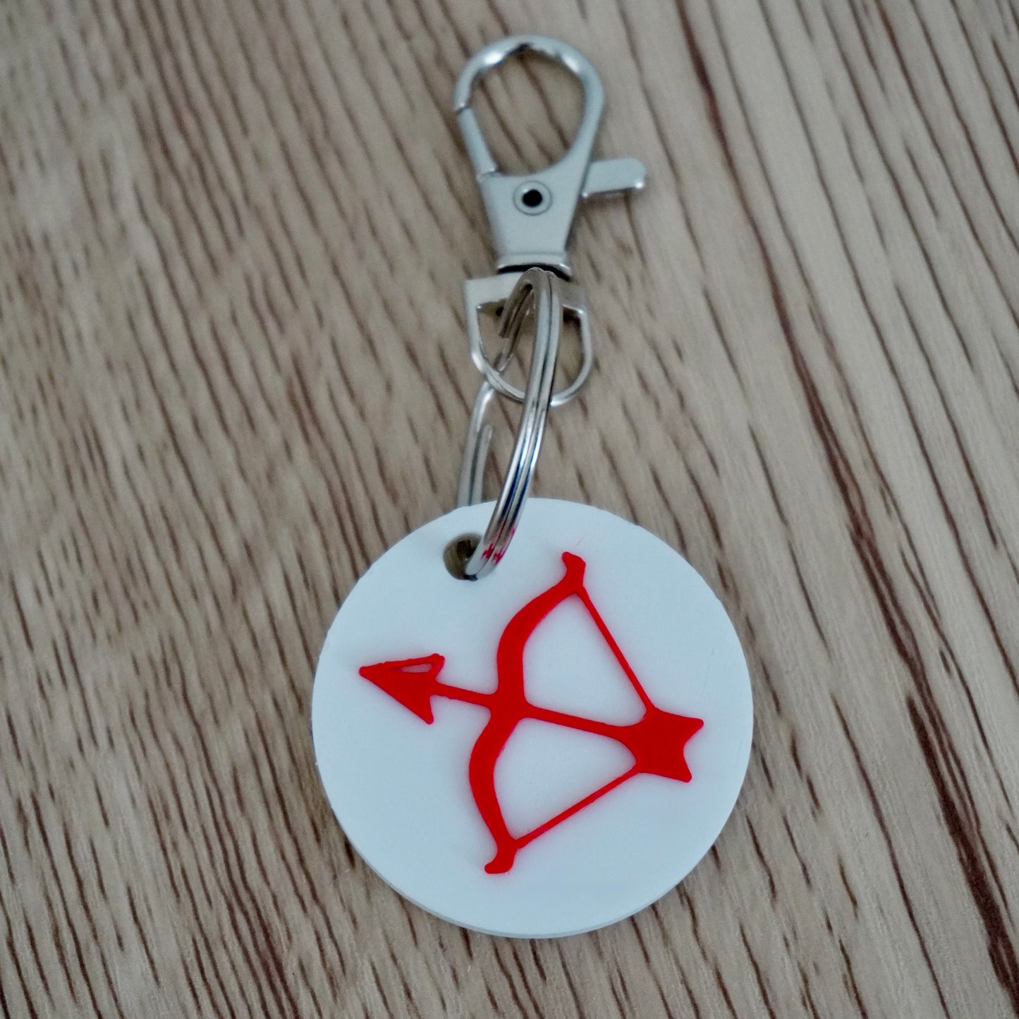 Zodiac Bag Charm with NFC – Personalized Astrology Keychain