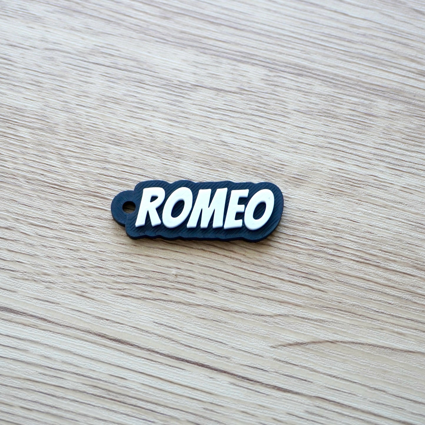 Customizable Name Tag Bag Charm – Personalized Keychain for Travel Lovers