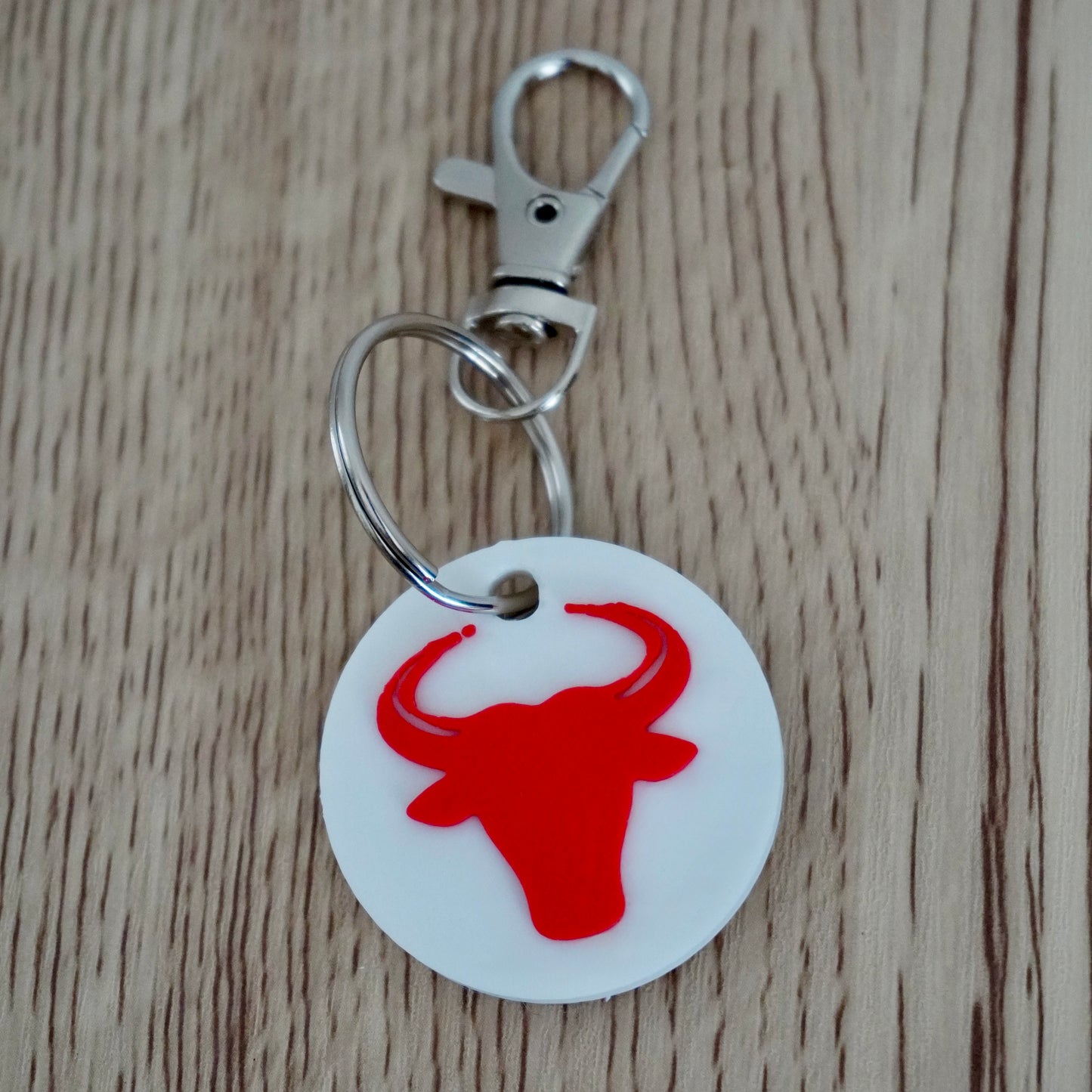 Zodiac Bag Charm with NFC – Personalized Astrology Keychain