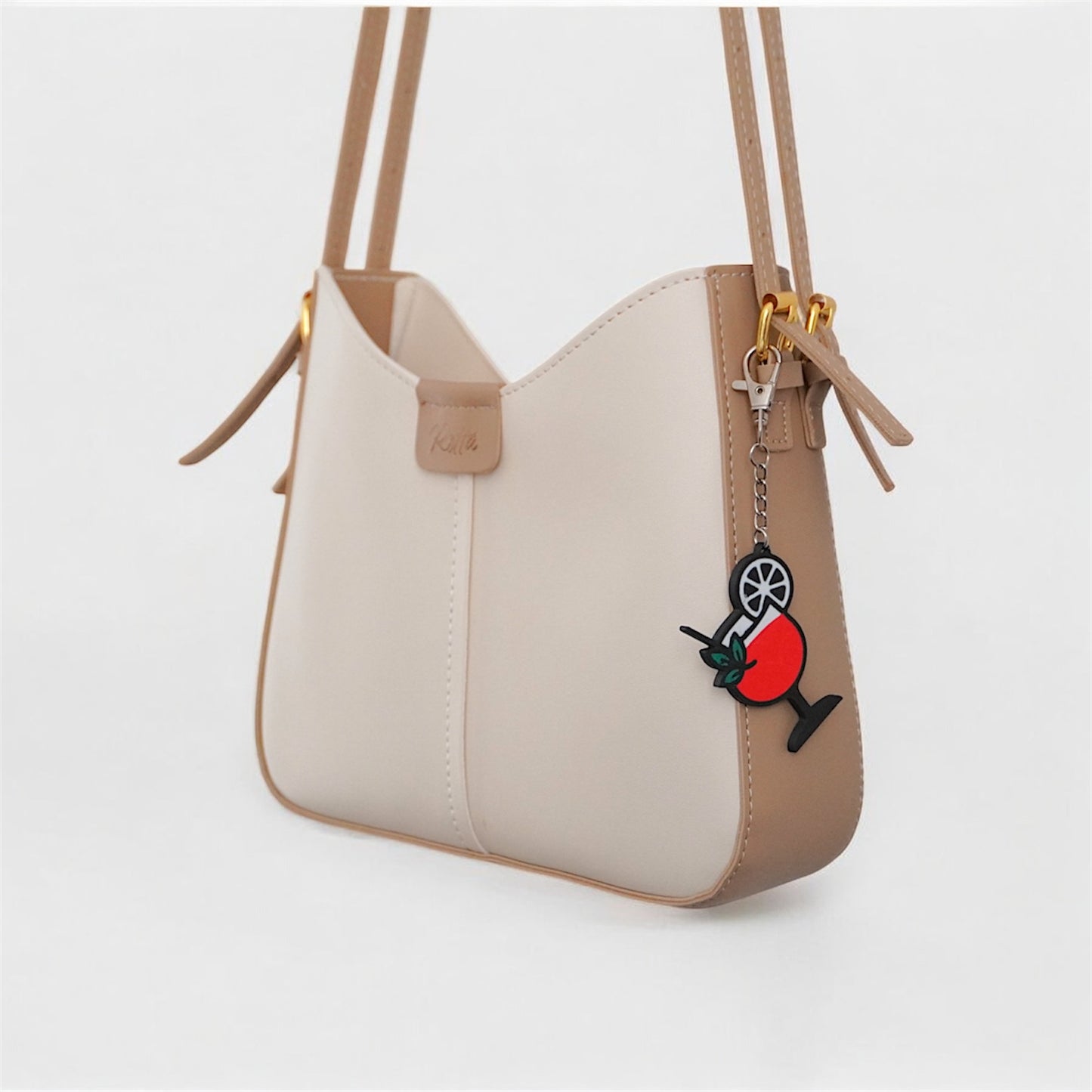 Cocktail Bag Charm – Fun & Colorful PLA Keychain Accessory