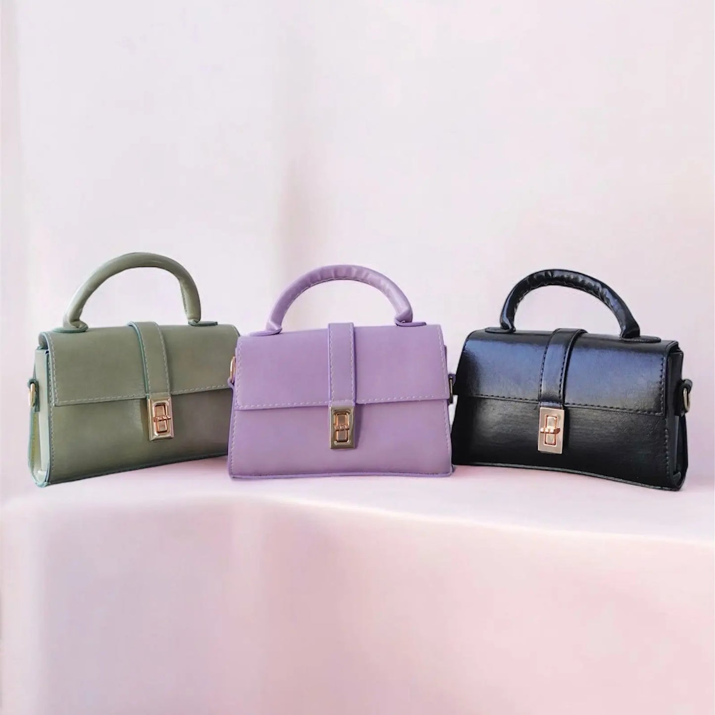 BLISS - Compact Vegan Mini Bag with Twist Closure rotta.ca