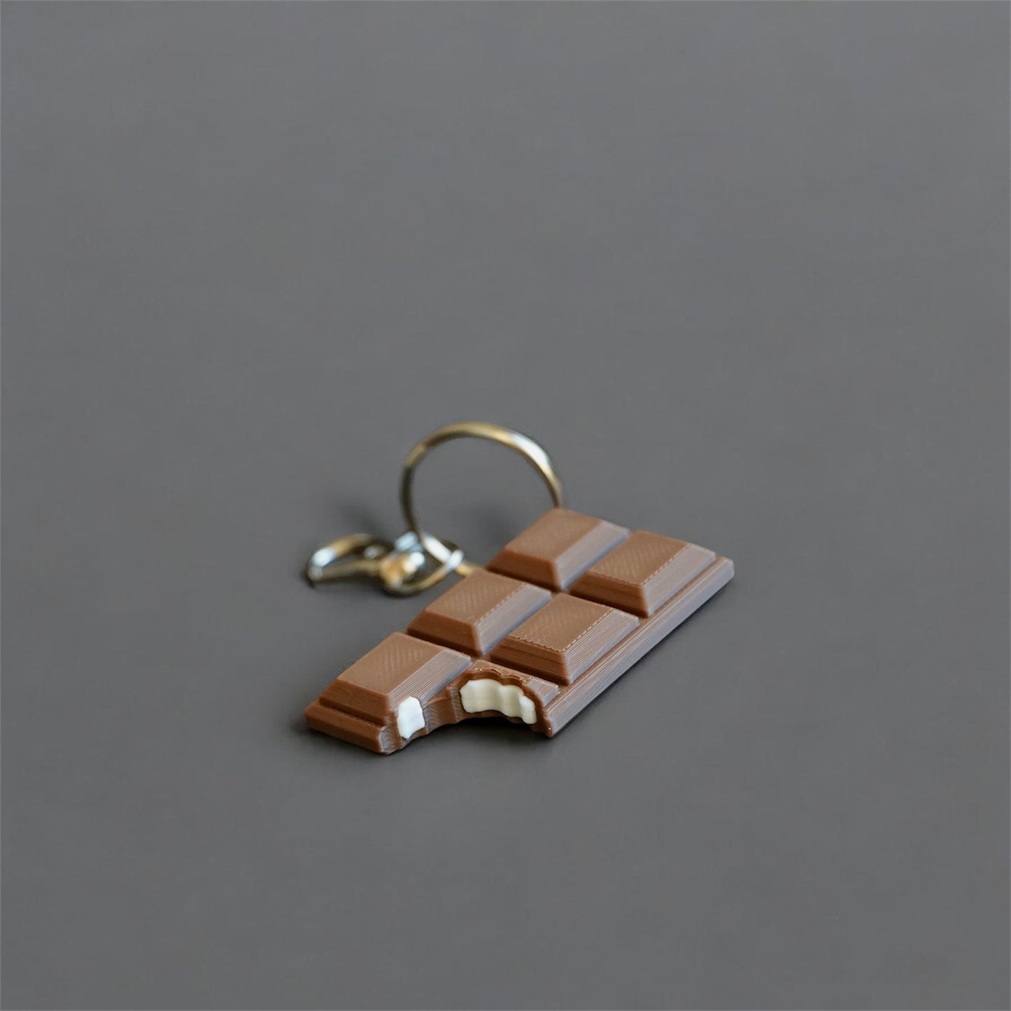 Chocolate Bar Bag Charm with NFC – 3D Printed PLA Keychain