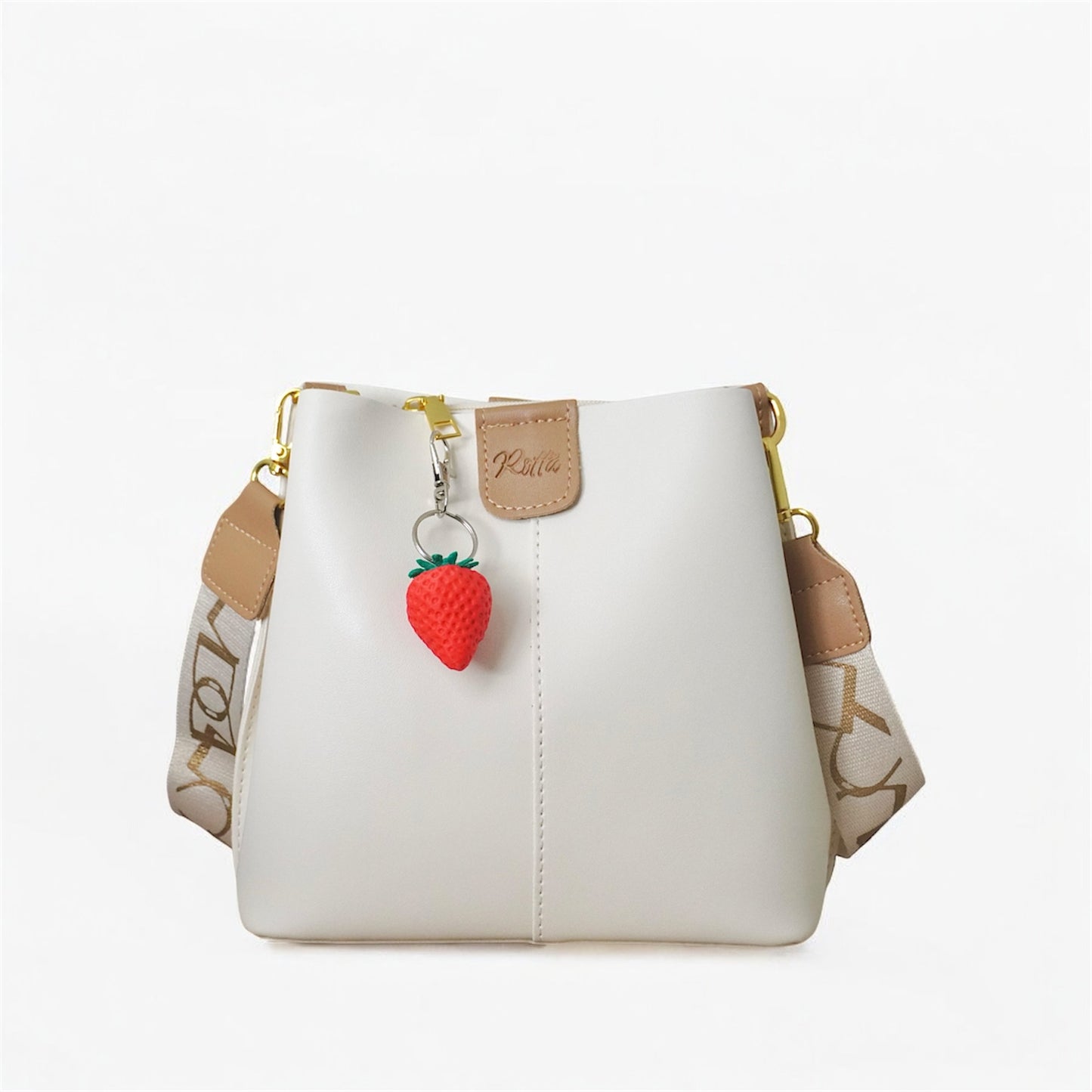 Strawberry Bag Charm – Lightweight, Durable & Customizable