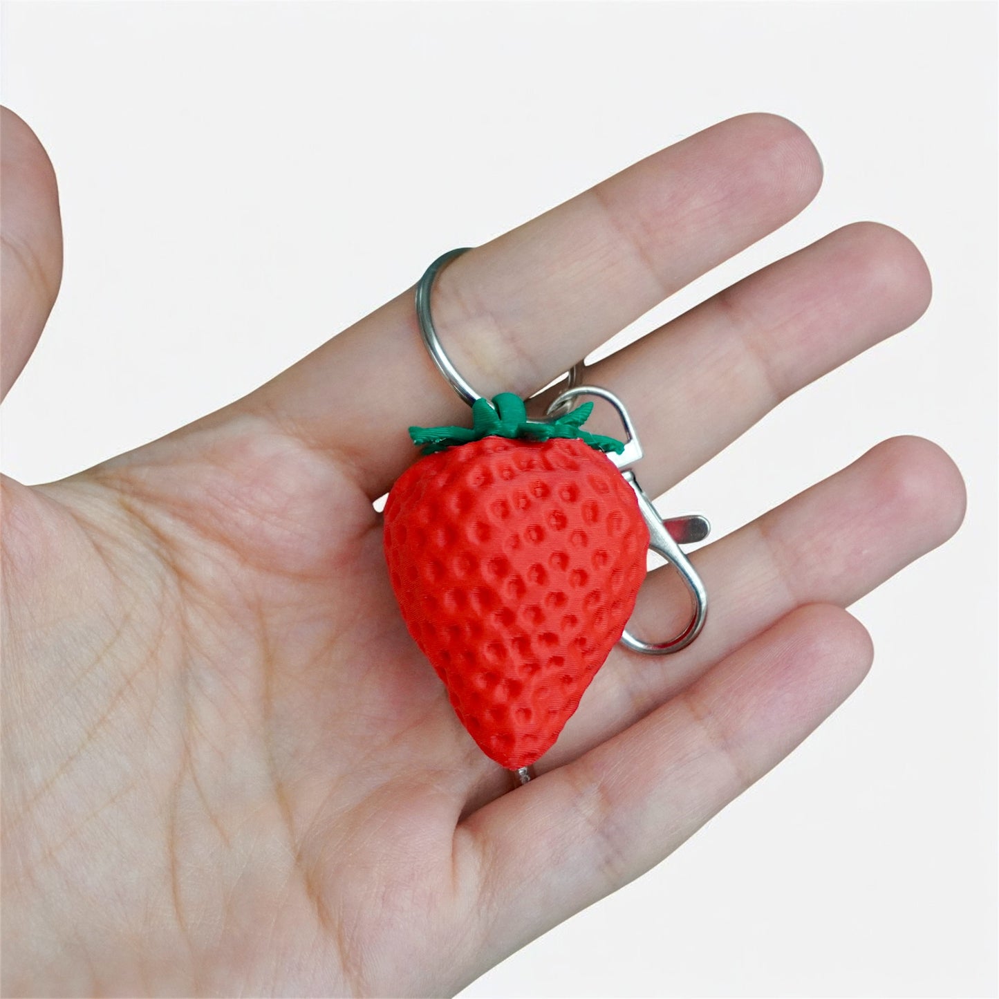 Strawberry Bag Charm – Lightweight, Durable & Customizable
