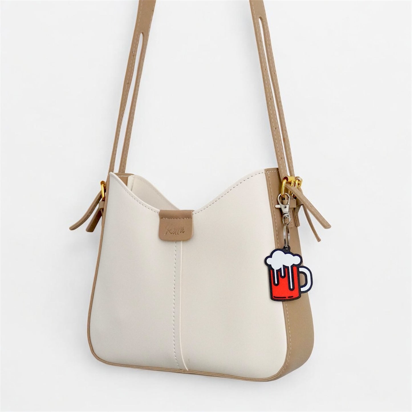 Cheers Charm - Beer Buddy Bag Charm | Custom Accessory