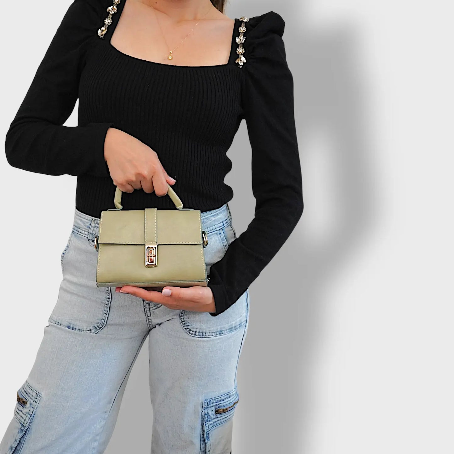 BLISS - Compact Vegan Mini Bag with Twist Closure rotta.ca