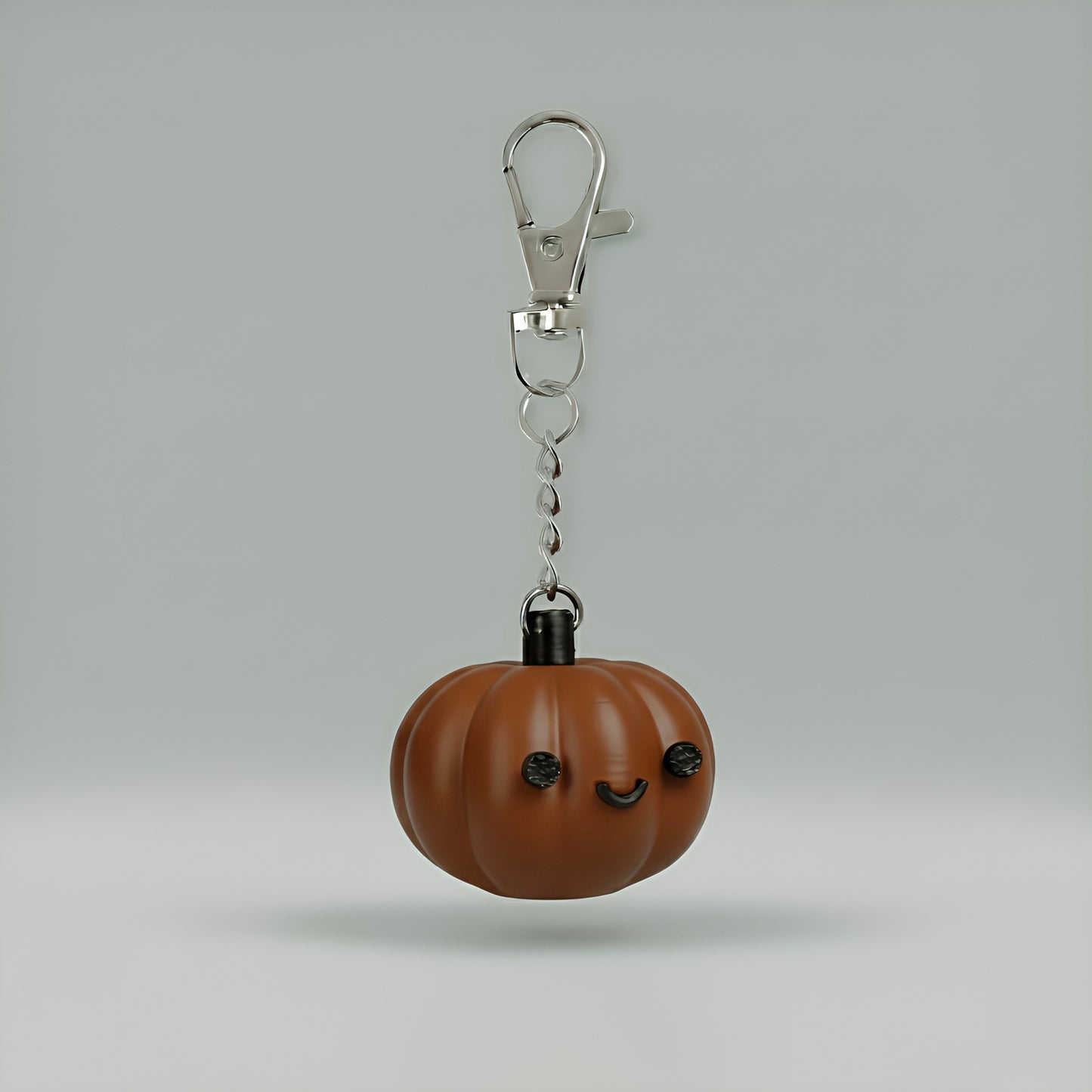 Spooky pumpkin bag charm