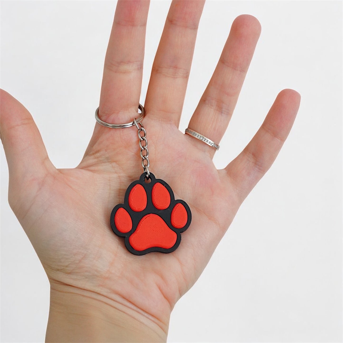 Paw-Shaped NFC bag charm | Smart Dog Paw Bag Charm | Custom Pet Gift
