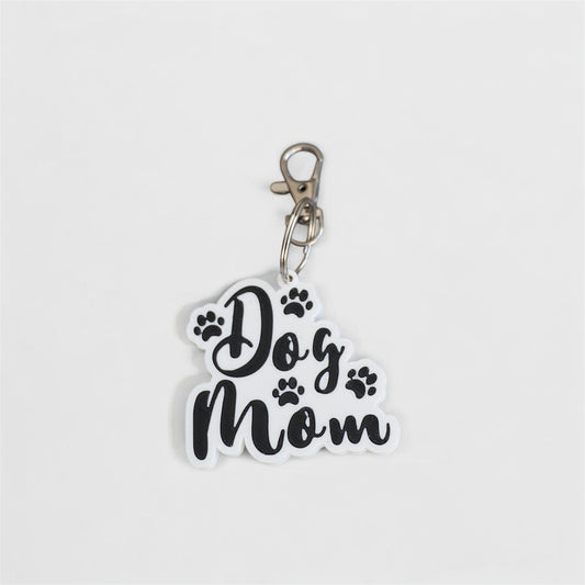Custom Dog Mom bag Charm/ keychain