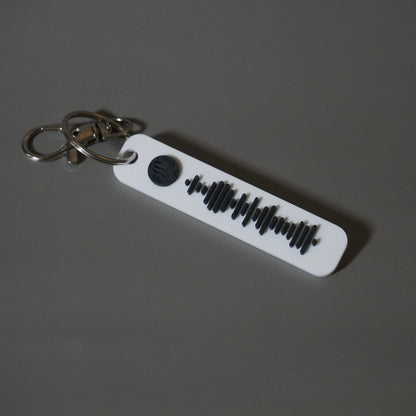 Customize Your Spotify Code bag charm/Keychain – Scan to Play Your Favorite Song