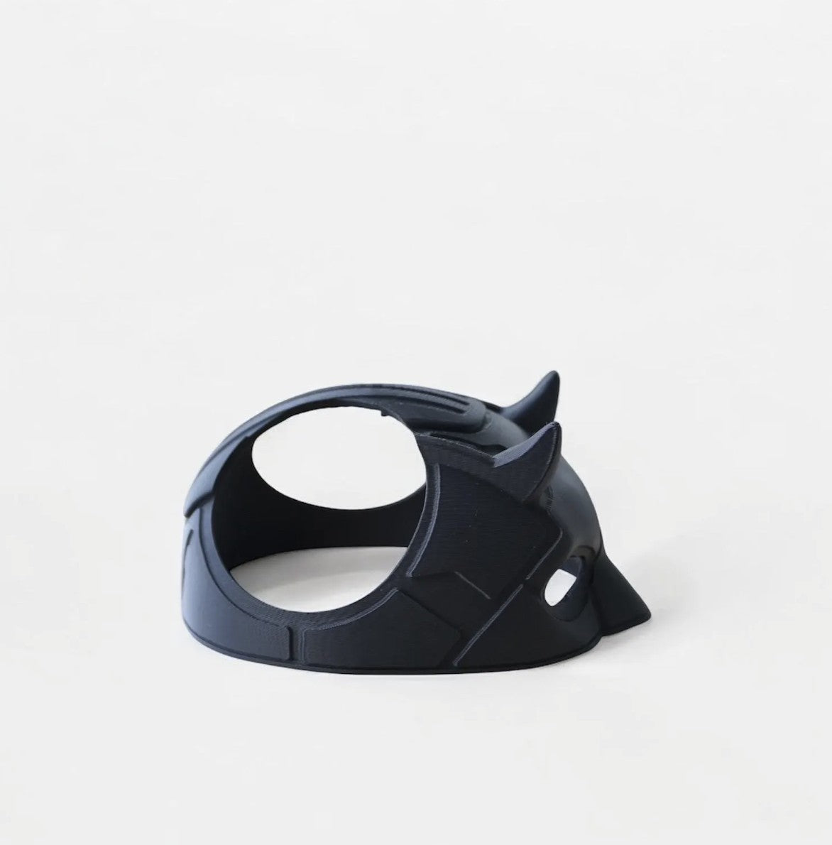 Batman Cat Mask, Feline Halloween Costume, Pet Cosplay Accessory, Black Mask for Cat, Cat Party Costume, Lightweight Small Cat Mask