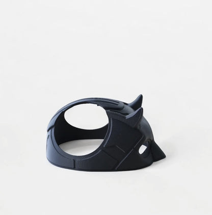 Batman Cat Mask, Feline Halloween Costume, Pet Cosplay Accessory, Black Mask for Cat, Cat Party Costume, Lightweight Small Cat Mask