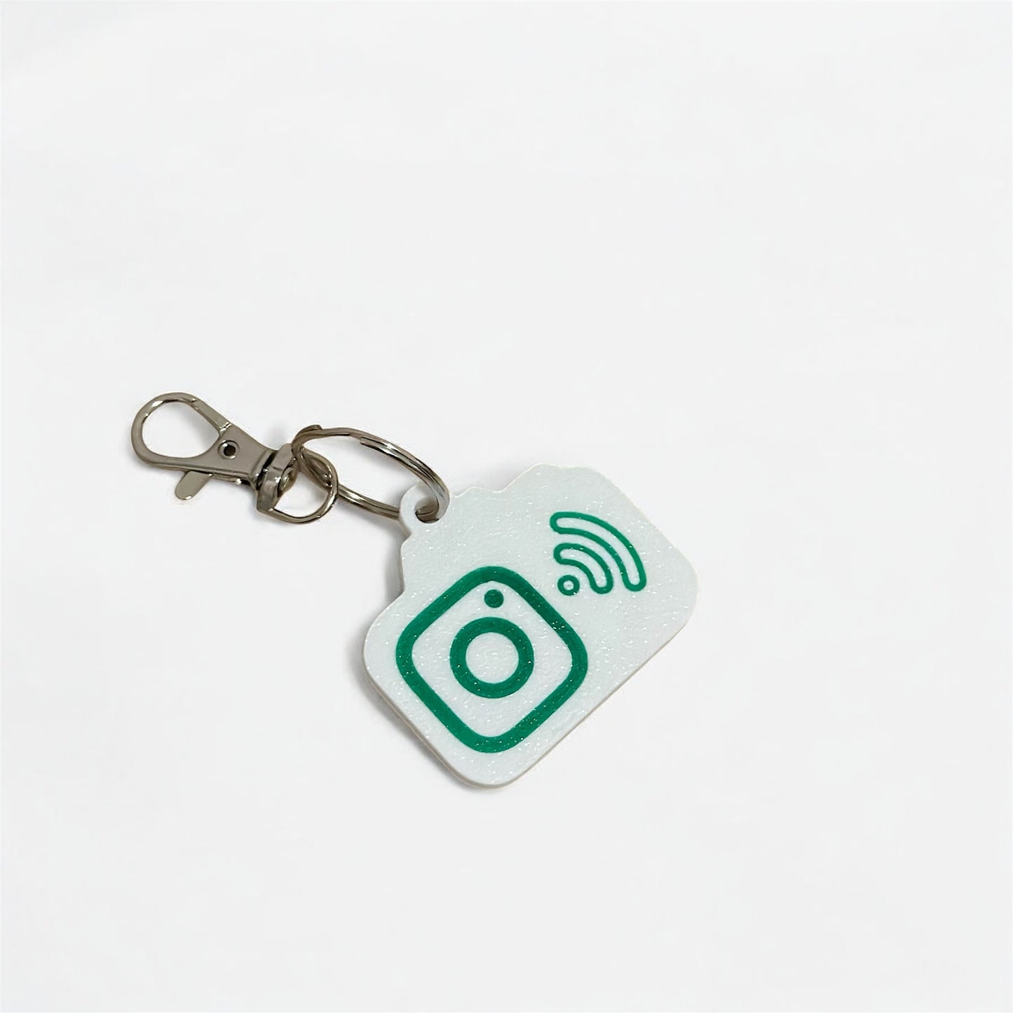 Camera Bag Charm – NFC & Instagram Link