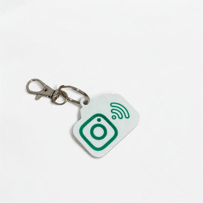 Camera Bag Charm – NFC & Instagram Link