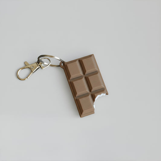 Chocolate Bar Bag Charm with NFC – 3D Printed PLA Keychain