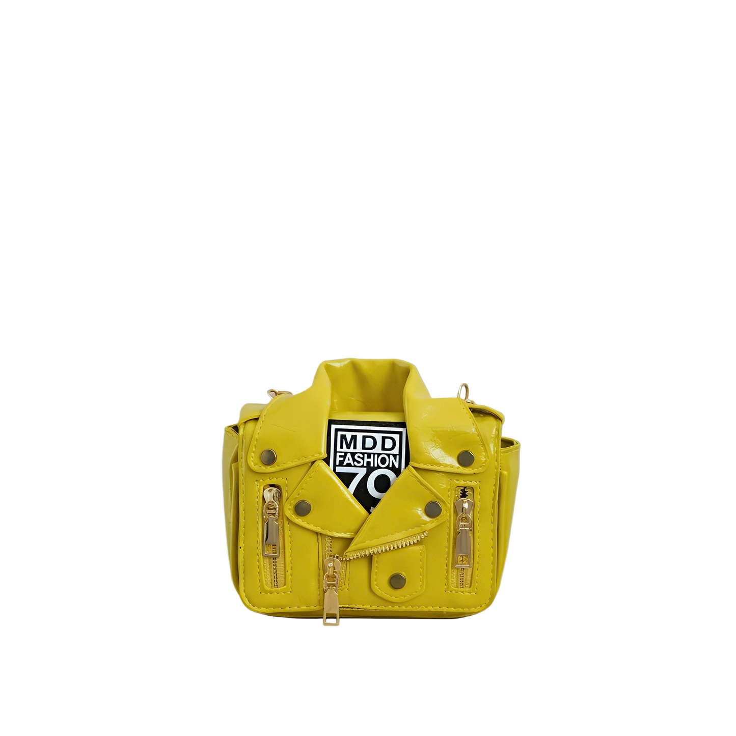 NOVA Mini Leather Crossbody Bag with Chain Strap