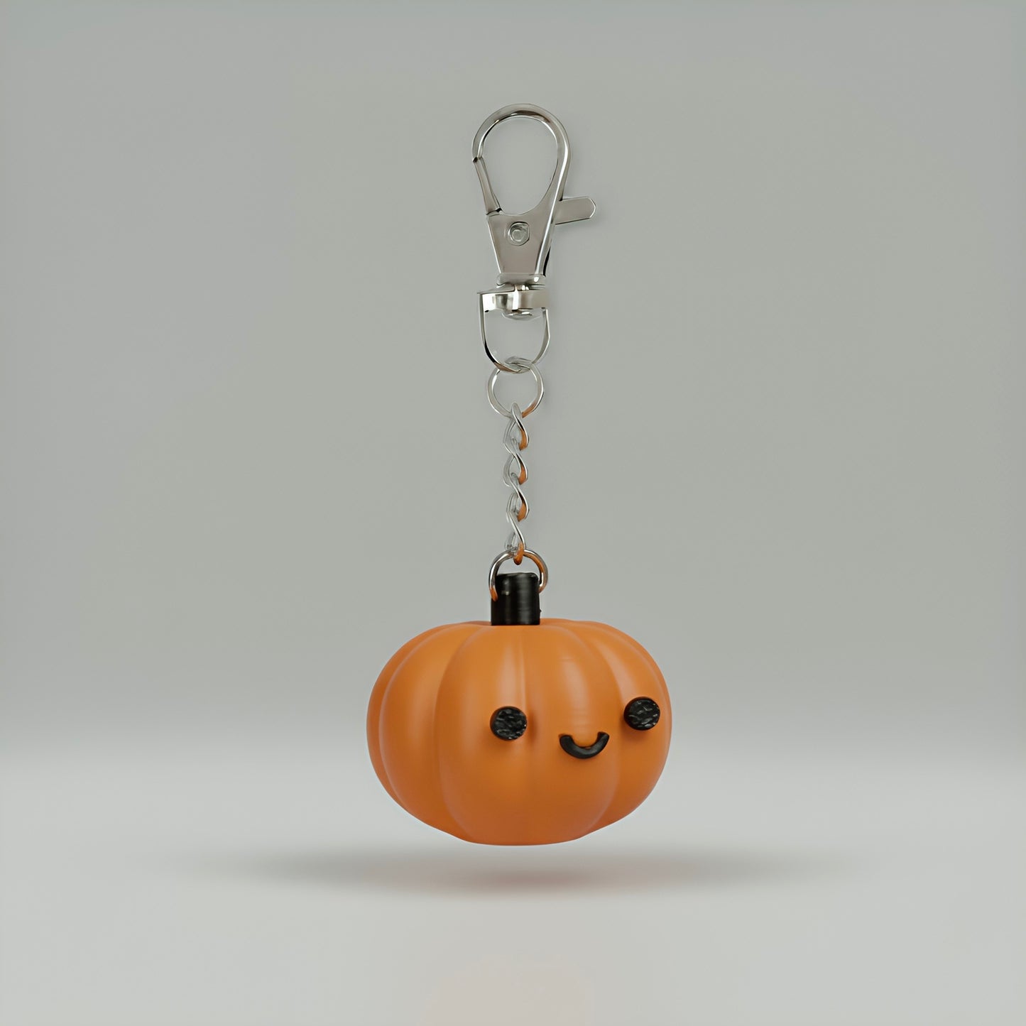 Spooky pumpkin bag charm