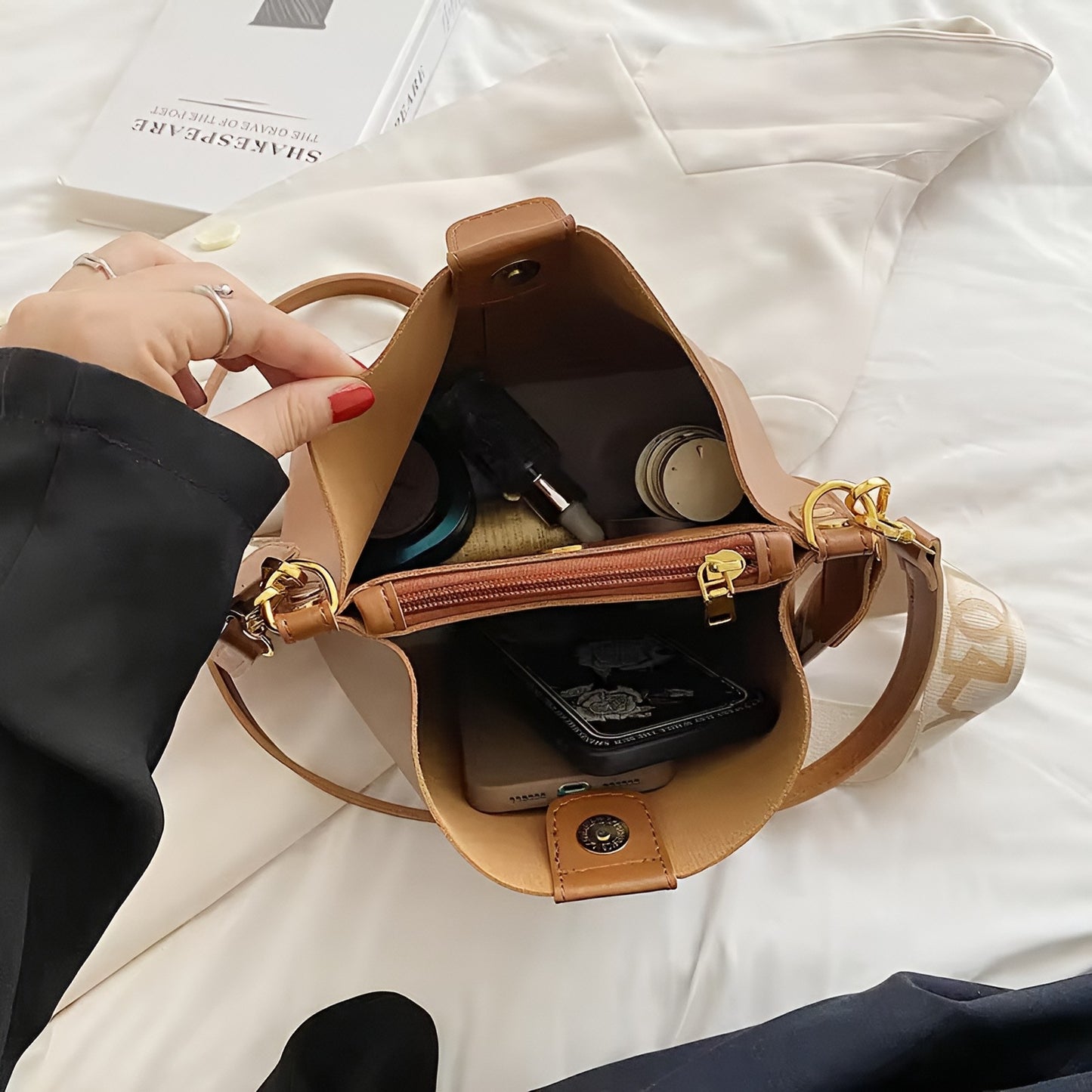 Luna bag by Rotta - Bucket bag vegan leather