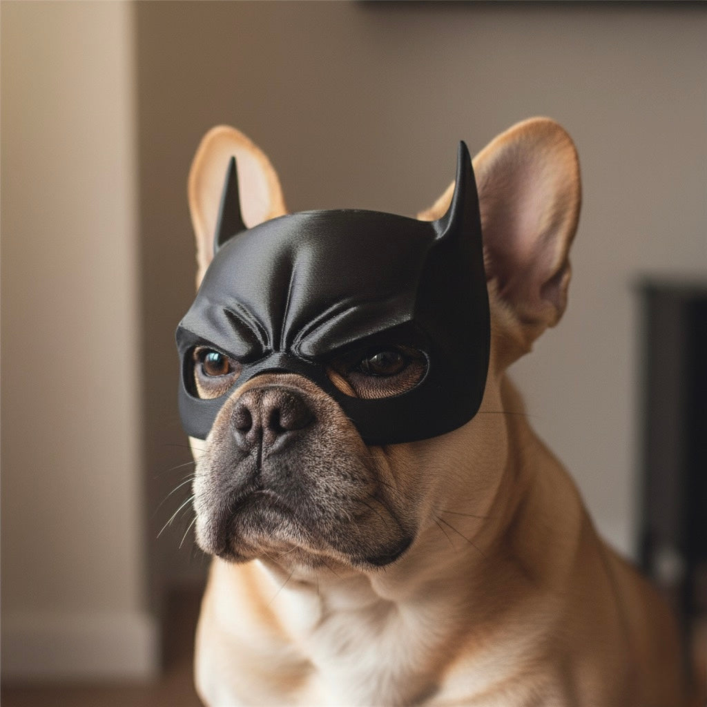 Batman Dog Mask, Pet Cosplay Costume for Halloween, Dogman Mask for Small & Large Breeds, Superhero Dog Mask, Dog Costume Accessories