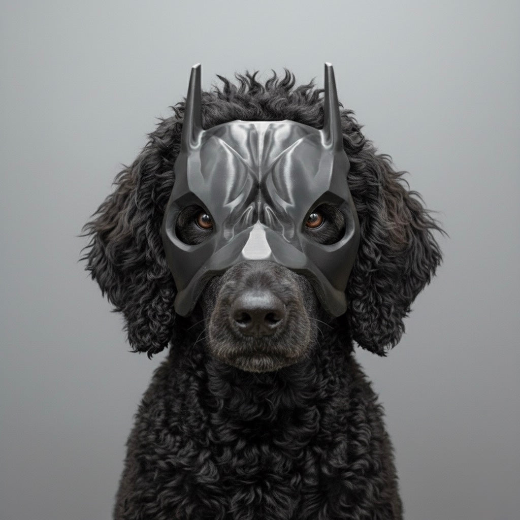 Batman Dog Mask, Pet Cosplay Costume for Halloween, Dogman Mask for Small & Large Breeds, Superhero Dog Mask, Dog Costume Accessories