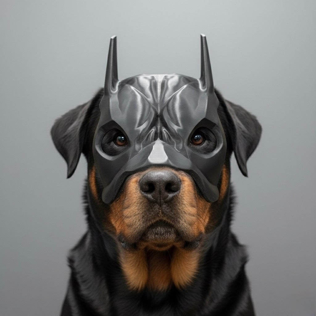 Batman Dog Mask, Pet Cosplay Costume for Halloween, Dogman Mask for Small & Large Breeds, Superhero Dog Mask, Dog Costume Accessories