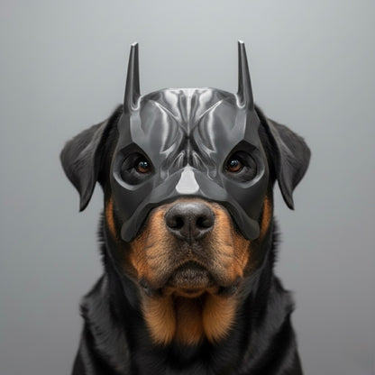 Batman Dog Mask, Pet Cosplay Costume for Halloween, Dogman Mask for Small & Large Breeds, Superhero Dog Mask, Dog Costume Accessories