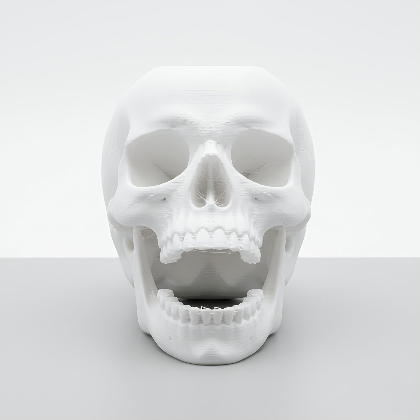 Halloween Skull Decor with Light, 3D Printed Spooky Decor, Gothic Gift